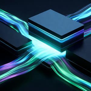 Symbolic representation of Lightning File System and Exascale Storage capabilities.
