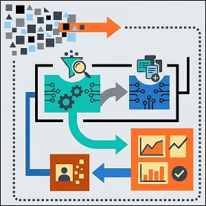 Illustration of an AI data security pipeline.