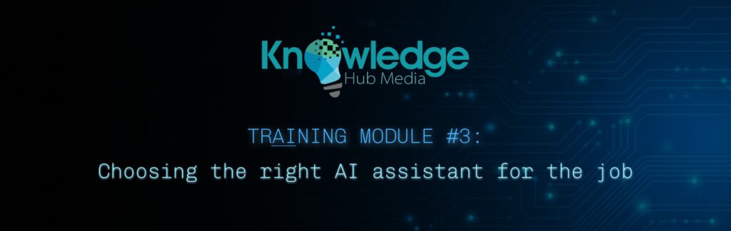 Banner image for Knowledge Hub Media training module three.