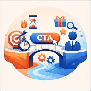 Illustration representing a well crafted CTA.