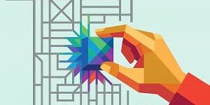 Symbolic representation of using E-E-A-T to optimize AI assisted content.