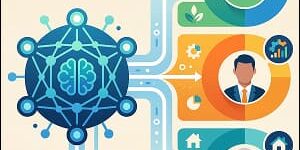 Illustration of using AI to generate and refine customer personas.