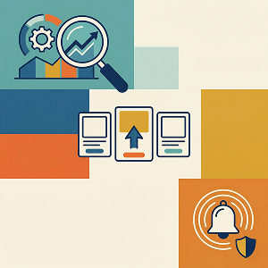 Illustration of using AI for competitive intelligence.