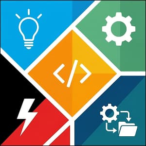 Depiction of different AI assistant capabilities, including ideation, coding, ecosystem integration, etc.