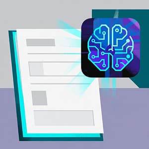 Illustration of AI-enabled creative brief.